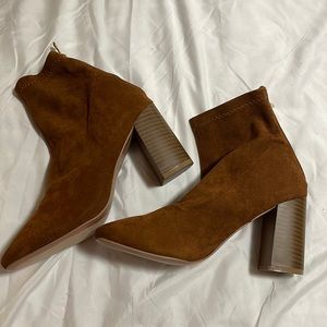 Brown Booties Size 7